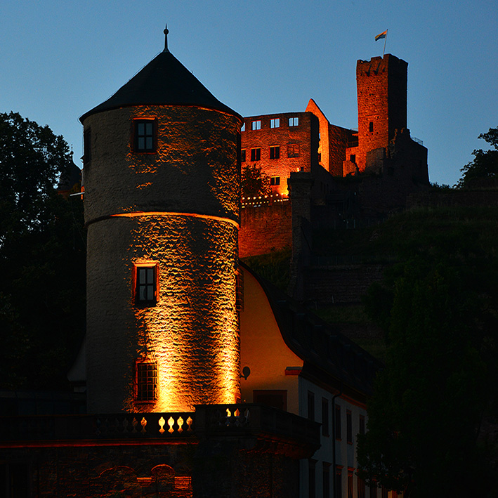 Wertheim ist eine historische Stadt an der Mündung der Tauber in den Main.